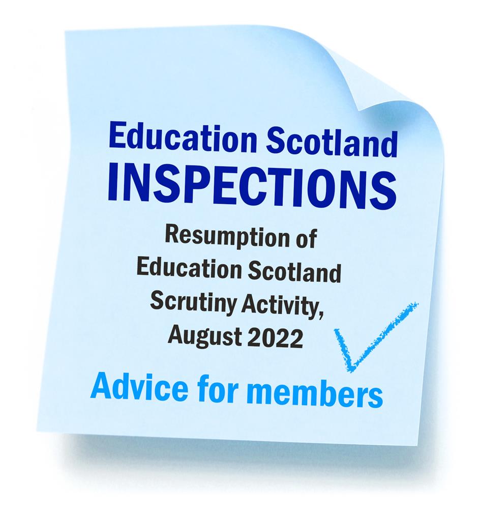 Resumption of Education Scotland scrutiny activity